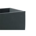 thumbnail image 4 of Alfresco Home Lavo 15" Square Resin Tapered Roto Molded Planter in Grigio Gray, 4 of 4