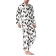 thumbnail image 2 of Balery Funny Chicken Pattern Pajama Sets for Men Long Sleeve 2 Piece Sleepwear Loungewear Sets Soft PJ's with Pockets Long Sleeve Comfy Pj Sets-Large, 2 of 7