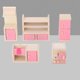 thumbnail image 1 of Muebles de casa de muñecas de madera, muebles de casa de muñecas en miniatura de madera de simulación realista Muebles de casa de muñecas Artesanía excepcional, 1 of 12