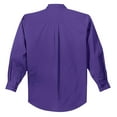 thumbnail image 6 of Port Authority Long Sleeve Easy Care Shirt-4XL (Purple/Light Stone), 6 of 6