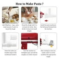 thumbnail image 2 of Toystoory Prensa de Pastas Gourmet 6 en 1 blanca, accesorio mezclador, herramienta de fideos para restaurante, accesorios para el hogar, acero inoxidable Cocina y Comedor Toystoory  HA083759-00B, 2 of 6