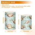 thumbnail image 3 of WOBOGO Size Combo Candle Flickering Flameless with Remote Control and Timer for Romantic Atmosphere Cute Sloth Sitting on Tree Pattern, 3 of 7