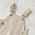 thumbnail image 6 of mgoYE Baby Girl Overalls Romper with White Floral Embroidery, Suspender Jumpsuit Pants Clothing Outfit for Toddlers, 6 of 6