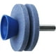 thumbnail image 1 of Afilador de cuchillas para cortadora de césped, corindón de doble capa resistente al desgaste universal, accesorio para taladro eléctrico para afilado rápido, adecuado para cuchillas de césped,, 1 of 4