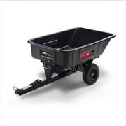 10 CF poly swivel dump cart