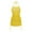 Yellow, variant on Womens Cover Ups Women's Solid Color Swim Cover Up Dress with Drawstring Beach Mesh Skirt Black L
