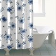 thumbnail image 4 of Pioneer Flower Floral Print Pattern Shower Curtain 84"x72", Bathroom Decorative Shower Curtain Set with 12 Hooks, Waterproof Washable, 4 of 6