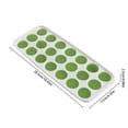 thumbnail image 2 of Clearane! Ttybhh Ice Tray, Ice Cube Tray Promotion, Ice Cube Tray Silicone Ice Cube With Removable Lid 21 Grid Ice Cube Trays Reusable for Whiskey Cocktails Stackable Flexible And Ice Cubes Green, 2 of 4
