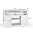 thumbnail image 5 of Sophia & William TV Stand for TVs up to 55" Storage Cabinet with 2 Doors, White, 5 of 5