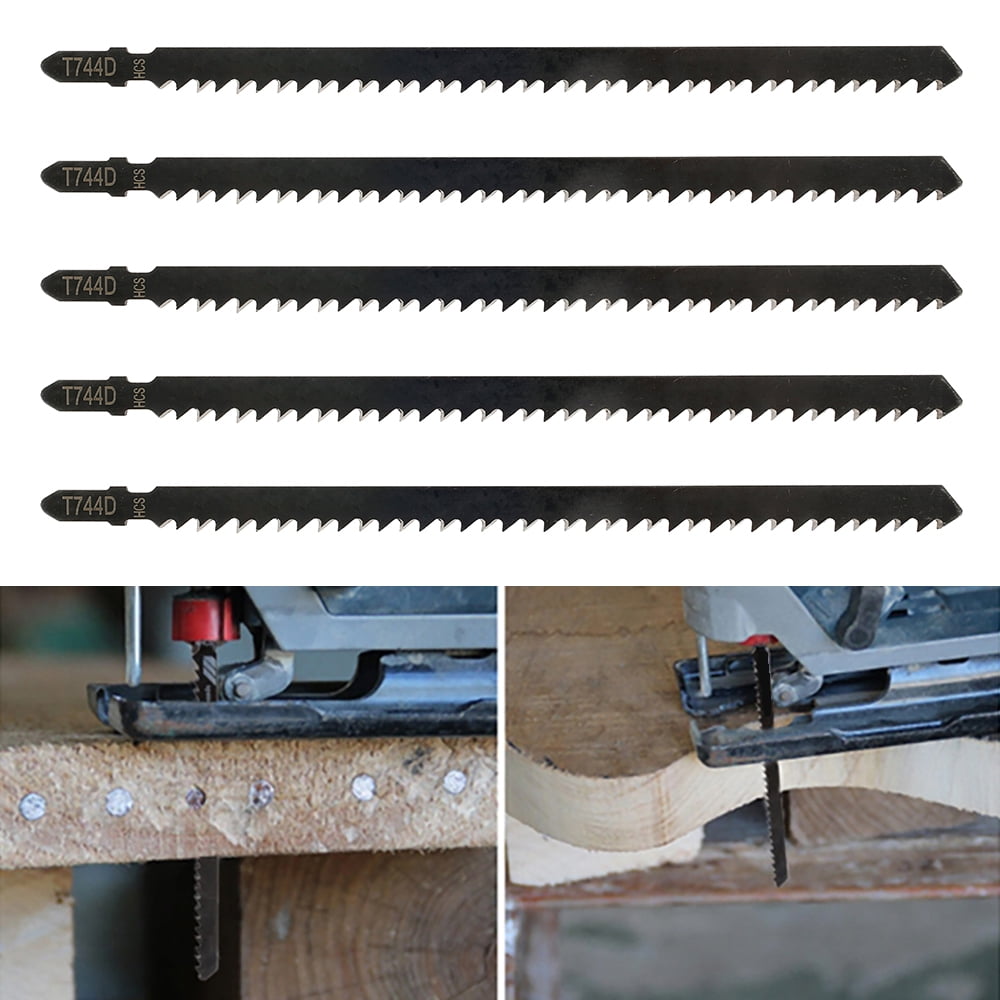5x T744D 180mm Ultra-Long Jigsaw Saw Blades Fast Cutting For Wood Plastic Cutter 