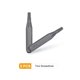 thumbnail image 3 of Uxcell 5pcs Punta de destornillador Torx T9H 5/32" Hex Magnético Estrella de 6 Puntos Acero S2, 3 of 6