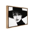 thumbnail image 4 of Stupell Industries Female Fashion Portrait Beauty & Fashion Painting Brown Floater Framed Canvas Art Print Wall Art, 31 x 25, 4 of 10