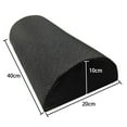 thumbnail image 2 of PBPBOX Foot Cushion Half Cylinder Design Black Medical Grade Foam for Body Resting, 2 of 8