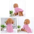 thumbnail image 2 of Sudadera de Algodón para Perros Ropa de Invierno para Mascotas Abrigo Forrado de Franela Cálido Rosa XL, 2 of 7