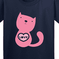 thumbnail image 4 of Inktastic Love Cat 2 Youth T-Shirt, 4 of 5