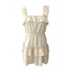 thumbnail image 5 of Txlixc Vestido de Mujer con Hombros Descubiertos, Color sólido, sin Mangas, con Volantes, de Longitud Media, para Fiesta, Club Txlixc Home Furnishing, 5 of 7