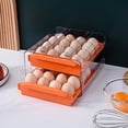 thumbnail image 1 of Contenedor de almacenamiento de huevos perfecl Naranja Caja de almacenamiento de huevos, 1 of 8
