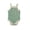 Green, variant on LYMAYTER 3M-24M ‌‌Infant Girls Baby Spaghetti Strap Sleeveless Cotton Bodysuit One-Piece Summer Set‌