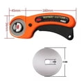 thumbnail image 4 of Generic 45mm ABS+Steel Rotary Leather Cutter with Ergonomic Rubber Grip for Precision Fabric Cutting, 4 of 6