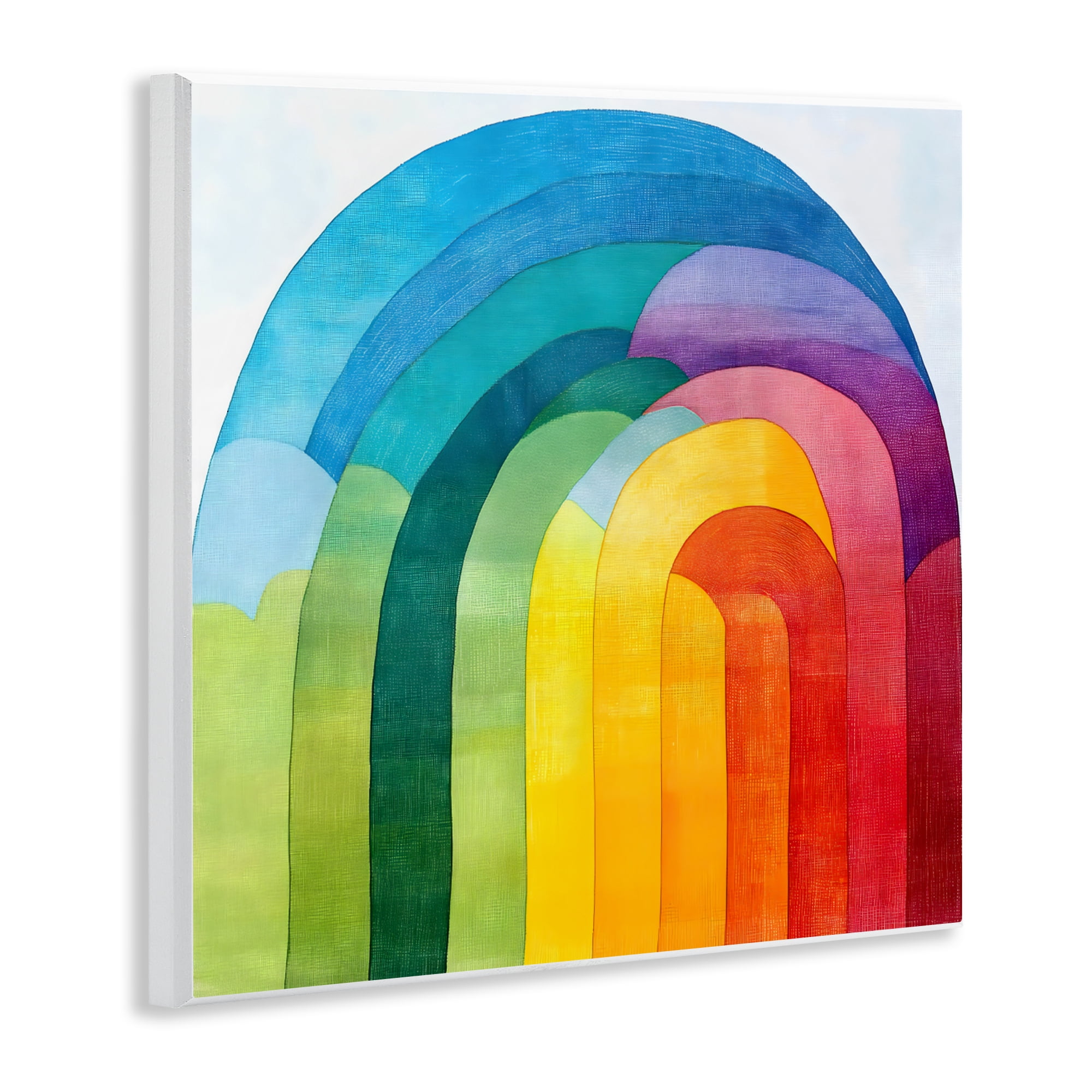 Stupell Industries Vibrant Rainbow Arch Abstraction Wall Plaque Art, design by Creative Studio