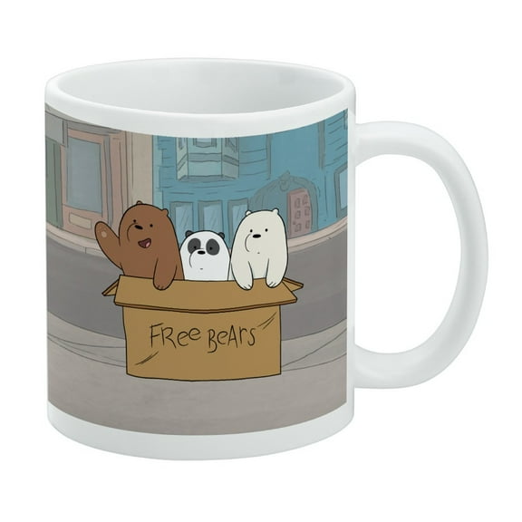 We Bare Bears Baby Bears White Mug