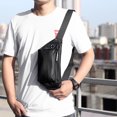 thumbnail image 4 of Pecho para Hombre Riñonera Deportiva Informal Correr Tela Oxford Cruzada, 4 of 9