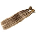 thumbnail image 4 of SEGO U Tip Hair Extensions Pre Bonded Fusion Hairpieces 100% Remy Human Hair U-tip Nail Tipped Keratin Glue Stick Microlink Blonde Hair Extension for Women 100 Strands, 4 of 8