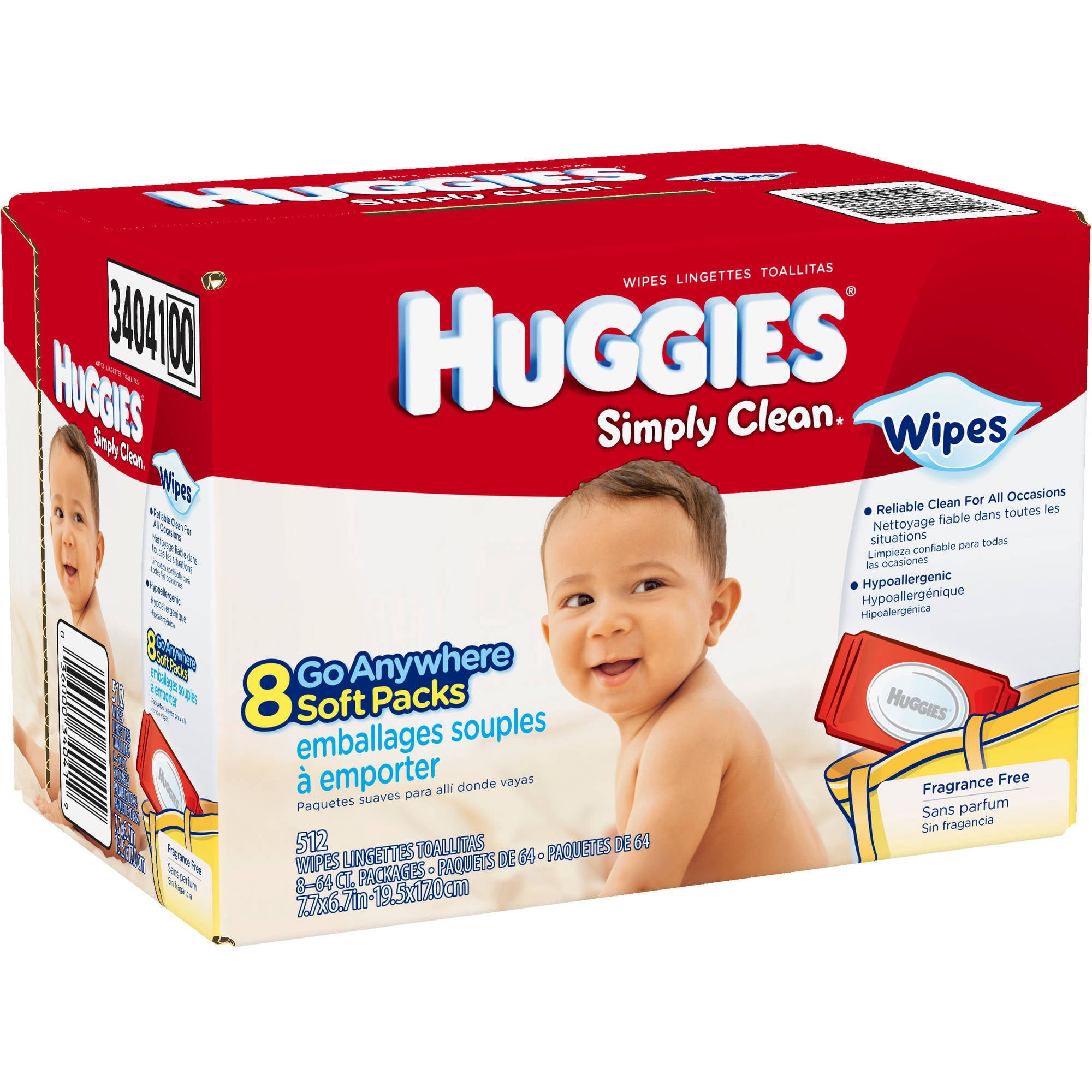 Huggies Simply Clean 512ct