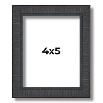 4x5 In Rustic Brown Real Wood Picture Frame Width 0.75 inches | Interior Frame Depth 0.5 inches |