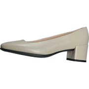 Women's ECCO Shape 35 Square Toe Pump Grey Rose Full Grain Leather 36 M