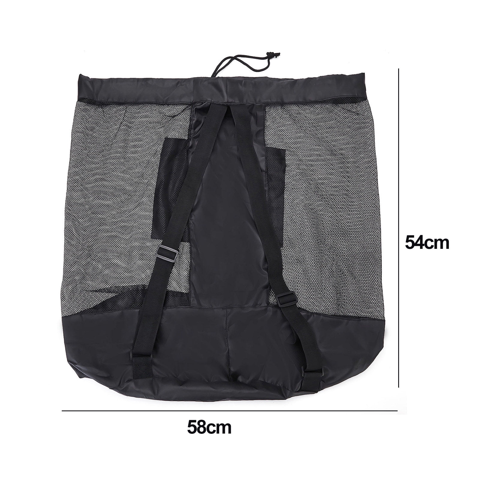 Sportteer Large Capacity Sports Ball Bag Ball Storage Bag Large Sports Ball Bag with Adjustable Shoulder Strap Large Capacity Basketball Soccer Drawstring Storage Mesh