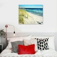 thumbnail image 4 of JEUXUS Beach Pictures Wall Art for Bathrooms Canvas Framed Seacoast Theme Wall Decor for Bedroom Modern Bathroom Coastal Pictures Wall Decor for Kitchen Home Ocean Artwork for Wall De20x16in, 4 of 4