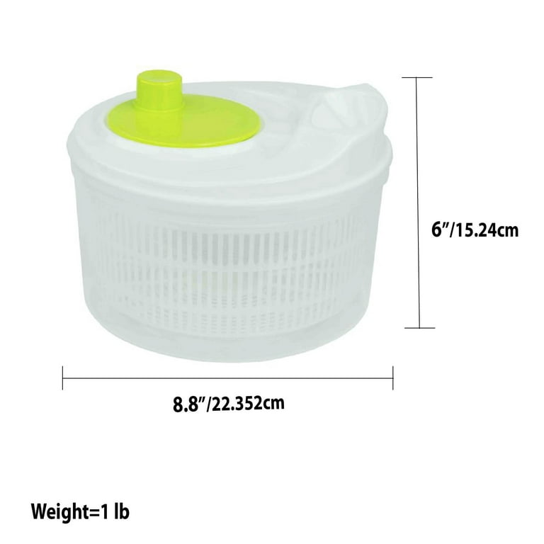 Smile Mom Salad Spinner Large 4 Quarts, ABS,BPA Free Clips & Locking, –  Handy House Items