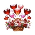 thumbnail image 3 of Día de La Madre Ornamento Colgante 2D Decoración Acrílica Artitudes de Colgante Patrones Del Corazón Patrones de Flores para Regalos Día de La Mujer, 3 of 7