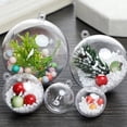 thumbnail image 4 of Caja de embalaje para dulces con forma de bola hueca de Navidad, transparente, para decoración de bodas y fiestas, adornos transparentes, 4 of 5