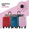 thumbnail image 4 of Tripcomp Luggage 3 Piece Set,Suitcase Set with Spinner Wheels Hardside Lightweight Luggage 20in24in28in.(Pink), 4 of 9