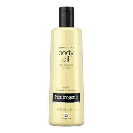 Neutrogena Body Oil Light Sesame Formula Original, 9 Oz, 2 Pack