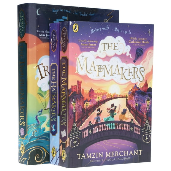 The Hatmakers by Tamzin Merchant 3 Books Set - Ages 8-13 - Paperback/Hardback