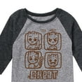 thumbnail image 3 of Marvel Guardians of the Galaxy - Groot Grid - Toddler And Youth Raglan, 3 of 5