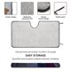 thumbnail image 2 of Mérida Princesa Valiente Parasol para Parabrisas Delantero Protector Plegable, Visera Solar para Auto Bloquea Rayos UV Mantiene tu Vehículo Fresco 130cm*70cm, 2 of 6