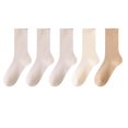 thumbnail image 2 of Women's Athletic Socks Low Cut, Women's Mid-Calf Solid Color Socks Comfortable Warm Breathable Multicolor Socks New Women Cotton Crew Socks Style B-128 Multicolor One Size, 2 of 3