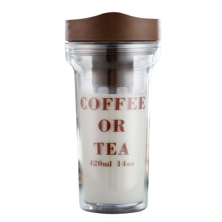 

Cold Brew Cup Portable Cold Brew Coffee Maker Cold Brew Coffee Tea Airtight Bottle Iced Coffee Cup with Lid Stainless Steel Filter Reusable Cold Brew Coffee Tea Cup