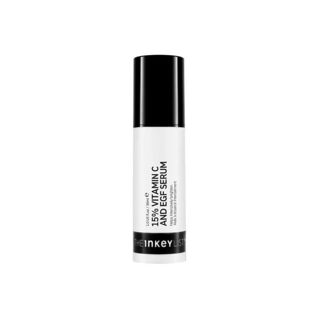 The INKEY List Suero de Vitamina C y EGF al 15% Ayuda a Aclarar Intensivamente Todo Tipo de Piel 30 ml