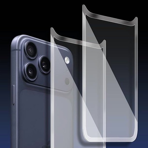 wonima11 for iPhone 17 Pro Back Screen Protector(2-Pack), iPhone 17 Pro Back Glass Protector iPhone17 Pro Back Protector (6.3 inch)
