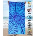 thumbnail image 2 of Azul, 150x75 cm Toalla de Playa Antiarena de Microfibra de Grado a Rayas para Hombres y Mujeres - Toalla de Playa XXL para Adultos, Toalla de Piscina de baño, Manta de Playa para Deportes de natación,, 2 of 4