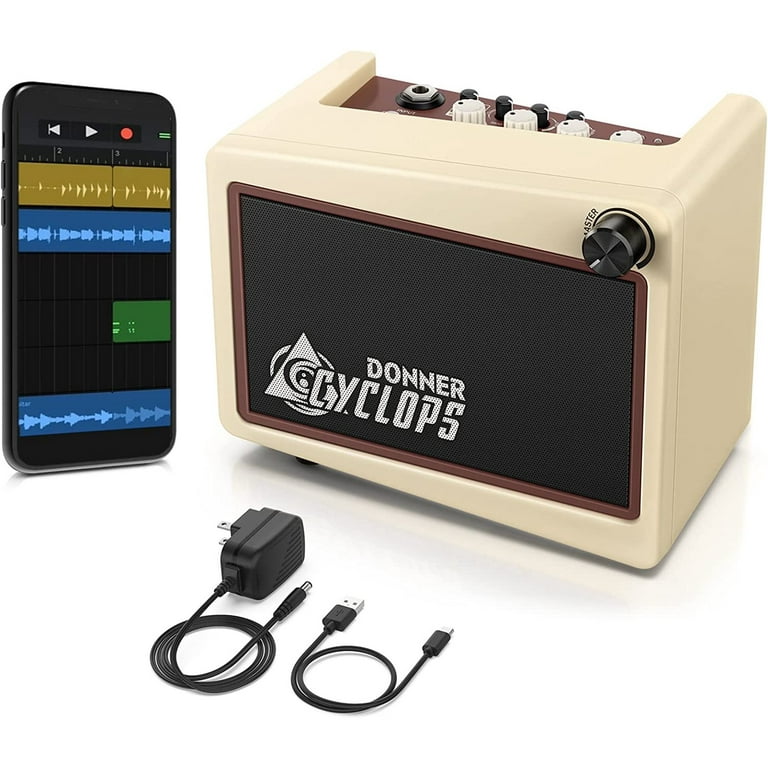 Donner Mini Guitar Amp Digital, 5W Wireless Small Electric Guitar