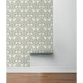 thumbnail image 6 of NextWall Alloy Grey & Alabaster Pimpernel Floral Peel and Stick Wallpaper, 6 of 6
