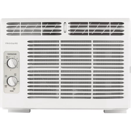 Condition photo showing New/Like New for frigidaire 5 000 btu window air conditioner for small rooms  dial controls  quiet efficient cooling  easy installation