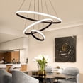 thumbnail image 4 of Candelabro de techo moderno y sencillo de alto brillo para comedor bar sala de estar tienda, 4 of 9