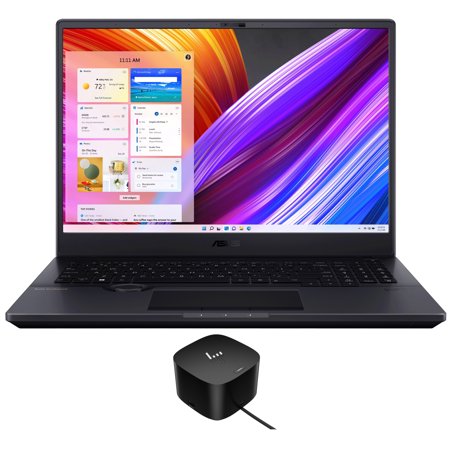 ASUS ProArt Studiobook 16 Workstation Laptop (Intel i7-12700H 14-Core  16.0in 60Hz 4K (3840x2400)  GeForce RTX 3070 Ti  64GB DDR5 4800MHz RAM  Win 11 Pro) with 120W G4 Dock